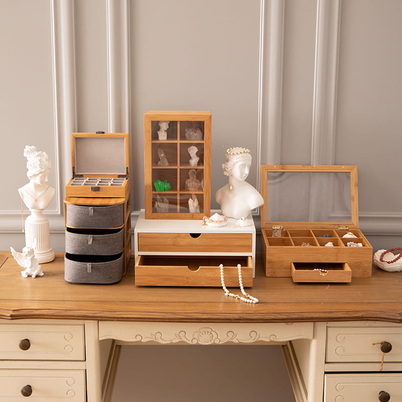 Cutie de ambalare pentru depozitare din bambus de uz casnic