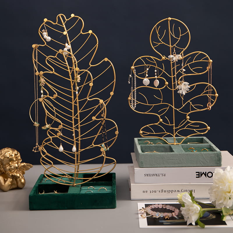 Vânzări directe din fabrică Suport de bijuterii din metal decorativ exclusiv